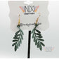 Lace Curved Vine Earrings
