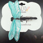 Made-To-Order Embroidered Dragonfly Hair Jewelry