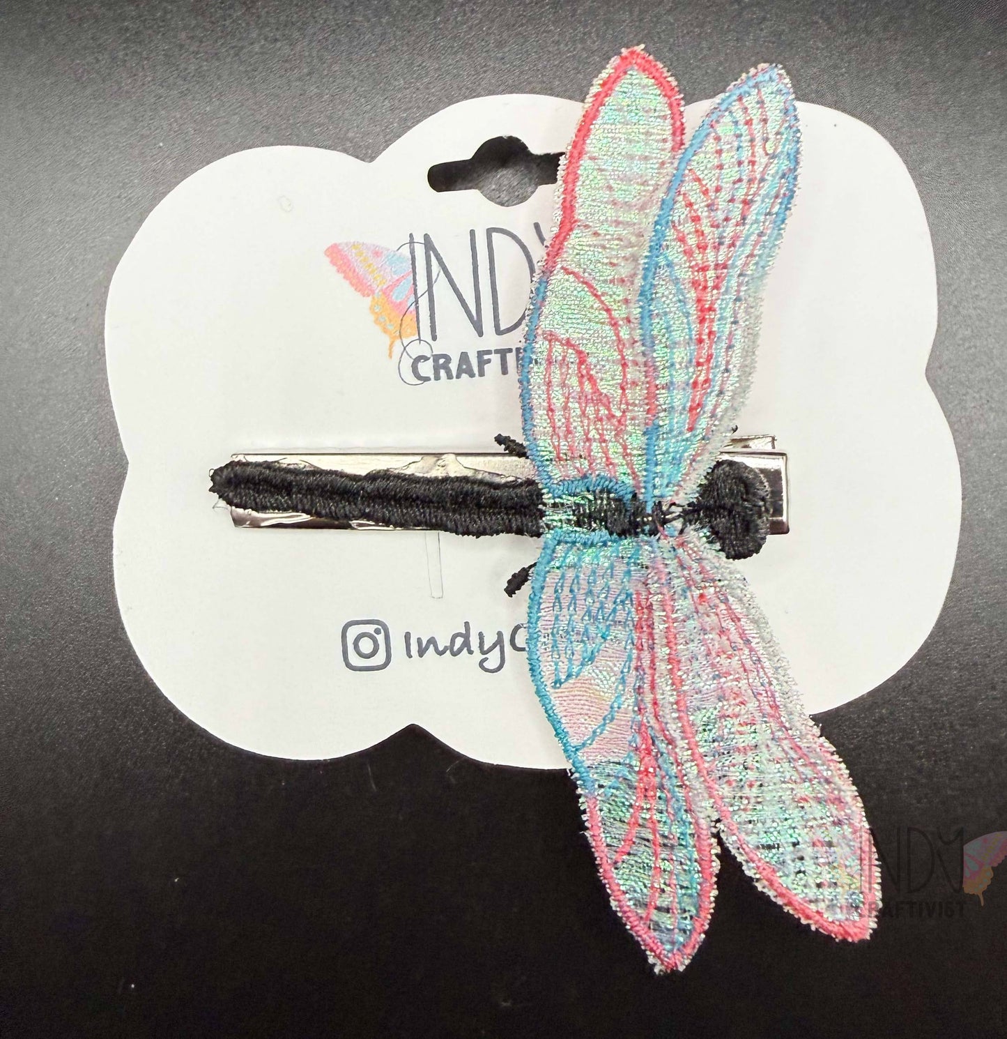 Pride Embroidered Dragonfly Hair Jewelry