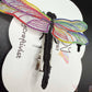 Pride Embroidered Dragonfly Hair Jewelry