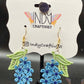 Bluebonnet Flower Earrings