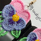 Pansies Flower Earrings