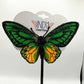 Cape York Birdwing Freestanding Lace Embroidered Butterfly Hair Jewelry