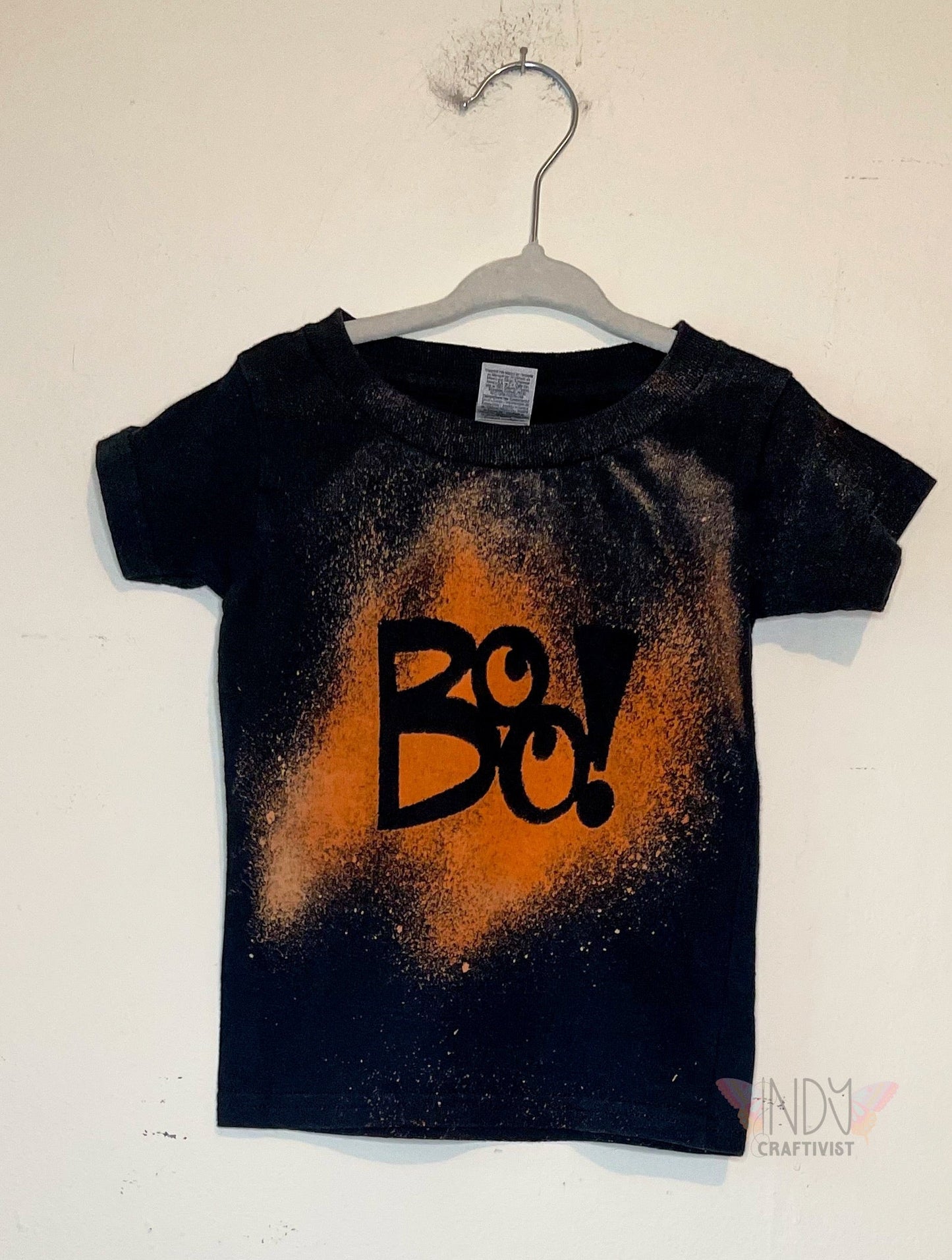 Boo 3T Halloween Reverse Tie Dyed T-shirt