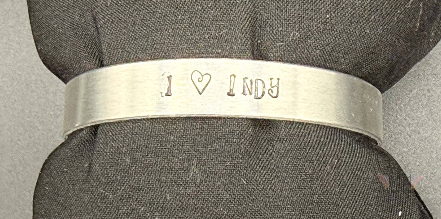 Practice Hand Stamped Bracelets