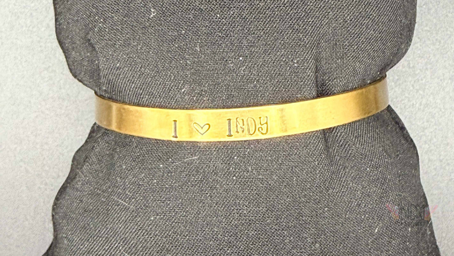 Practice Hand Stamped Bracelets