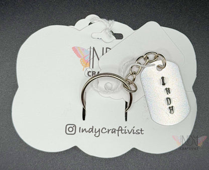 Hand Stamped Keychains