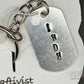 Hand Stamped Keychains