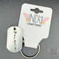 Hand Stamped Keychains