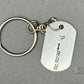 Hand Stamped Keychains