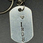 Hand Stamped Keychains
