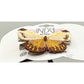 Brown Tipped Small Freestanding Lace Butterfly Hair Jewelry