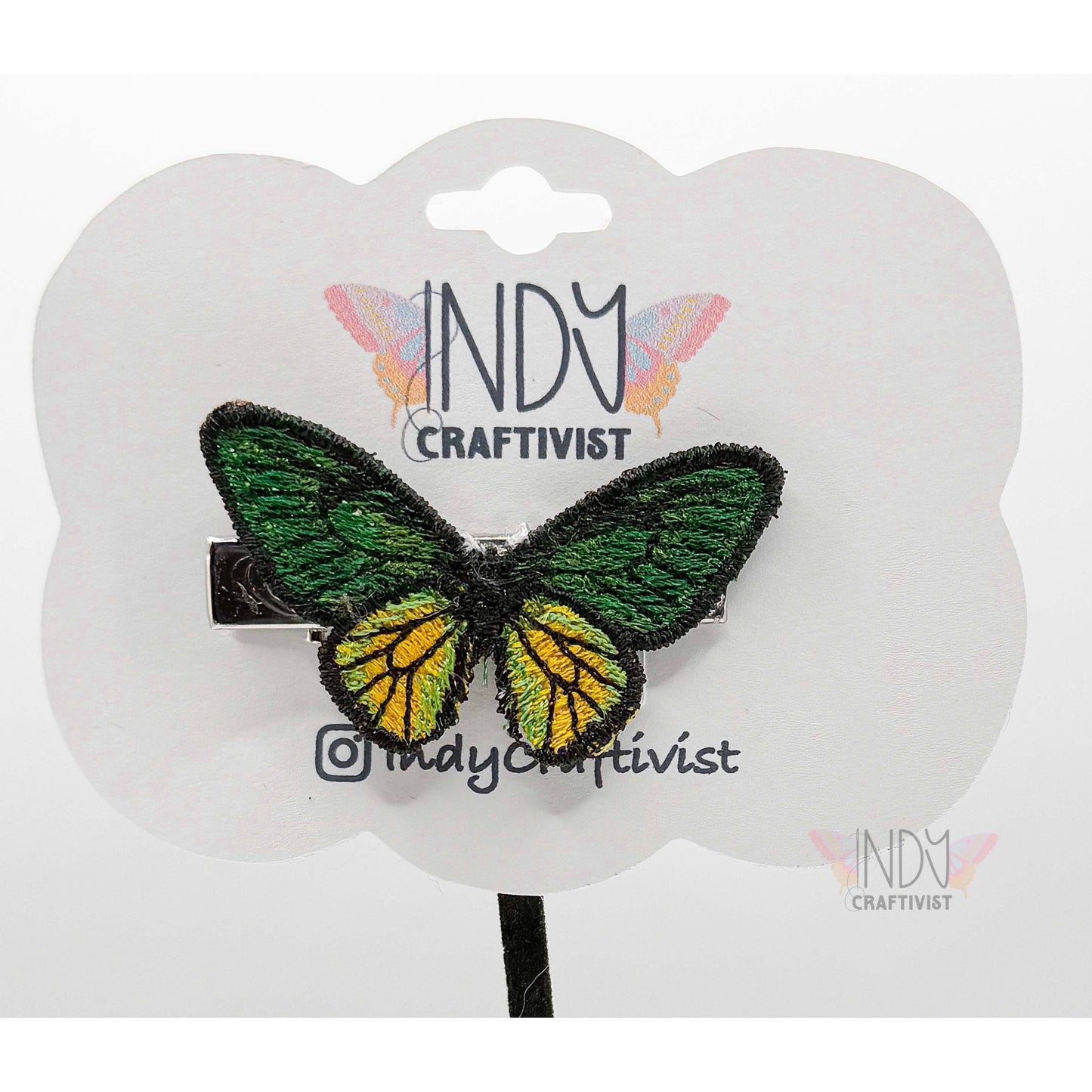 Cape York Birdwing Small Freestanding Lace Butterfly Hair Jewelry