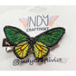 Cape York Birdwing Small Freestanding Lace Butterfly Hair Jewelry