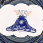 Embroidered Blue I’m Speaking Converse Like Brooch