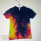 Small Kids Fire Tie Dyed T-shirts