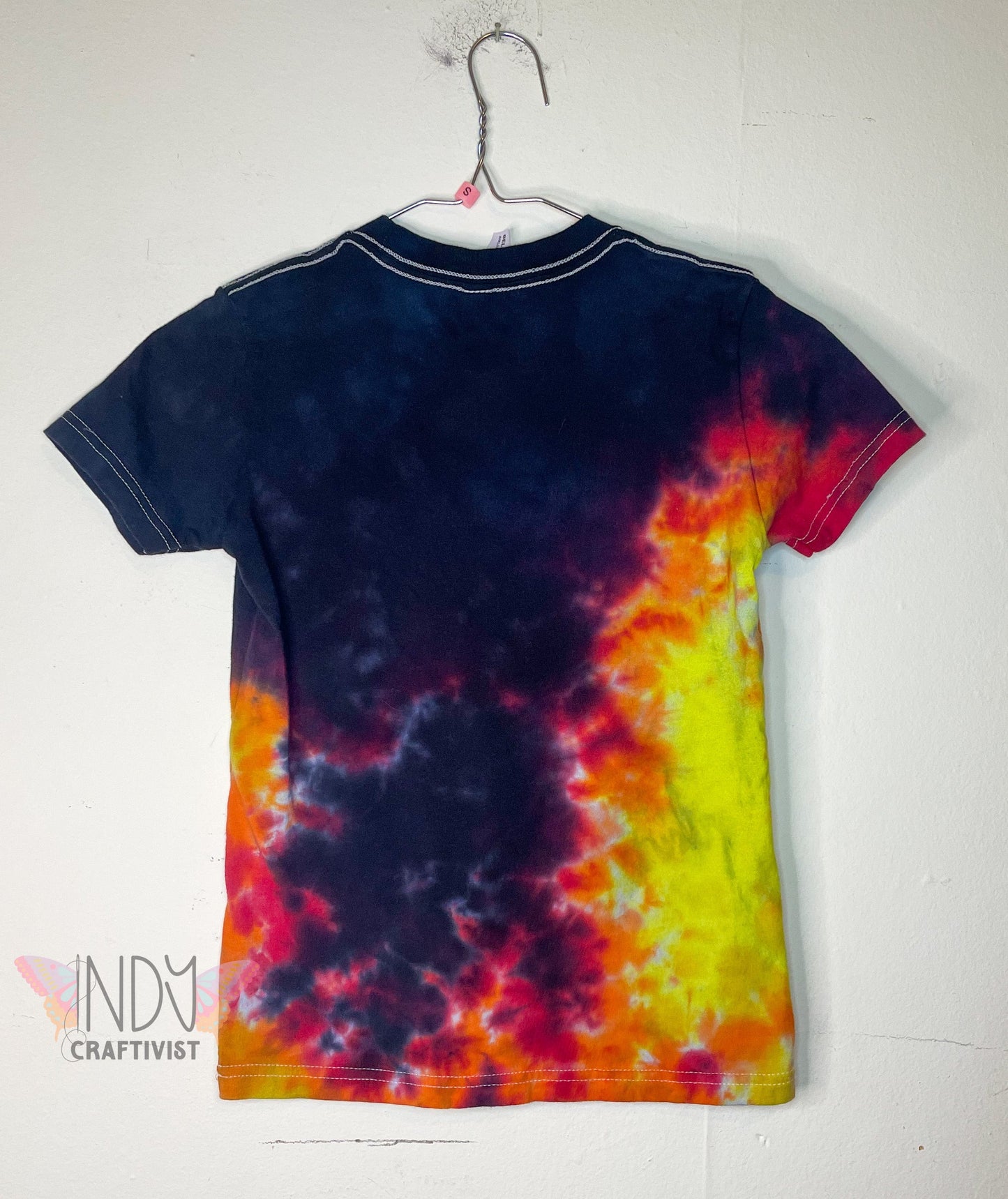 Small Kids Fire Tie Dyed T-shirts