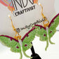 Luna Moth Earrings