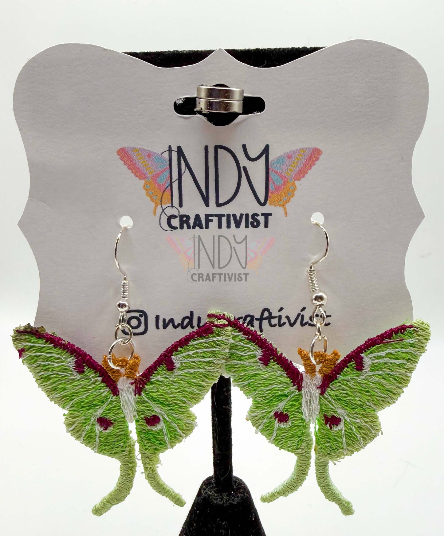 Luna Moth Earrings