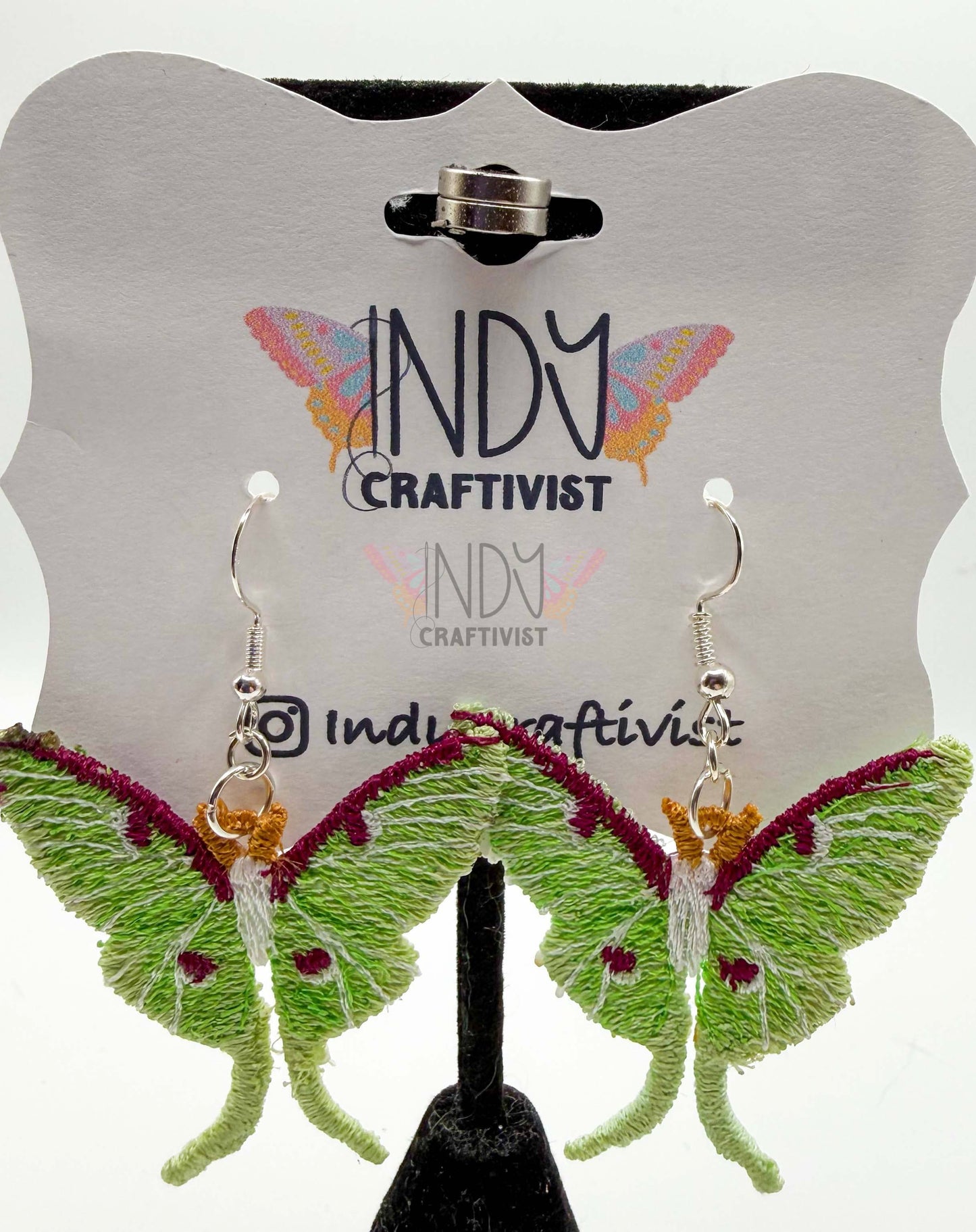 Luna Moth Earrings