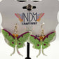 Luna Moth Earrings