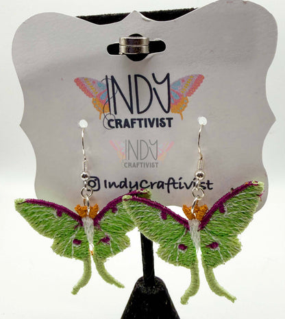Luna Moth Earrings