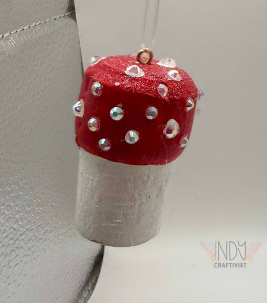 Magic Mushroom Rhinestone Car Decor