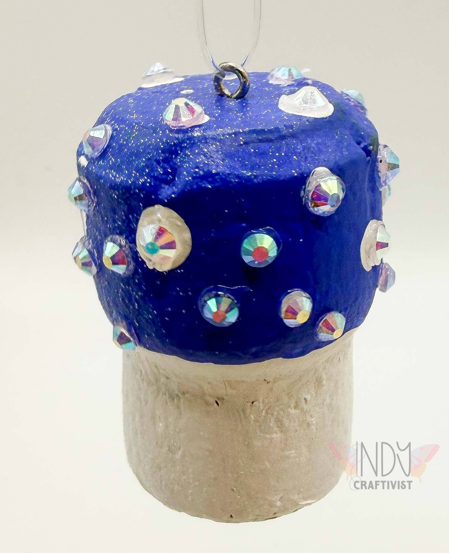 Magic Mushroom Rhinestone Car Decor