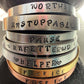 Hand Stamped Bracelets