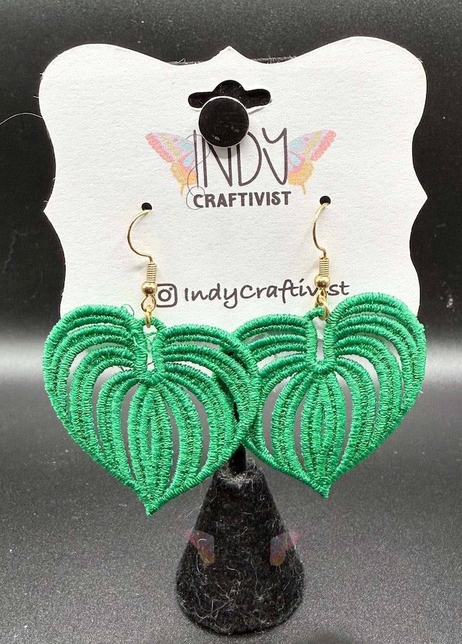 Made-To-Order Monstera Leaf Earrings