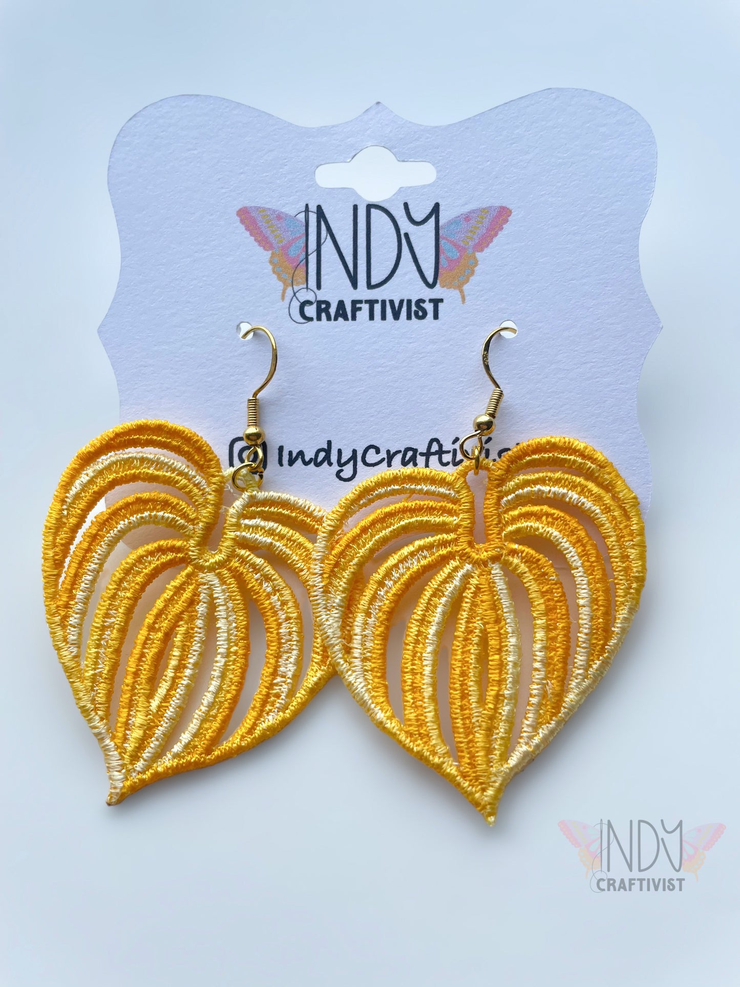 Made-To-Order Monstera Leaf Earrings