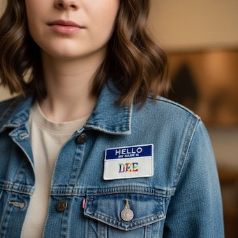 Made-To-Order Magnetic Name Badge