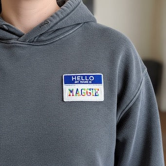 Made-To-Order Magnetic Name Badge