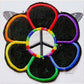 Rainbow Peace Daisy Upcycled Patch