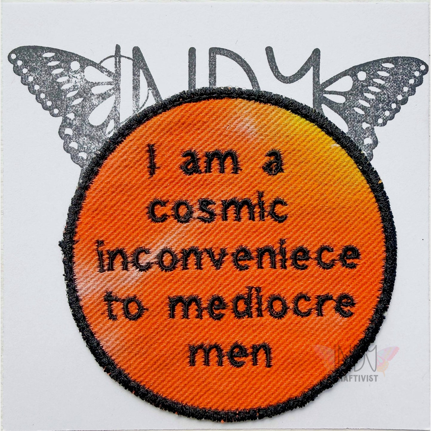 Cosmic Inconveniece Upcycled Patch