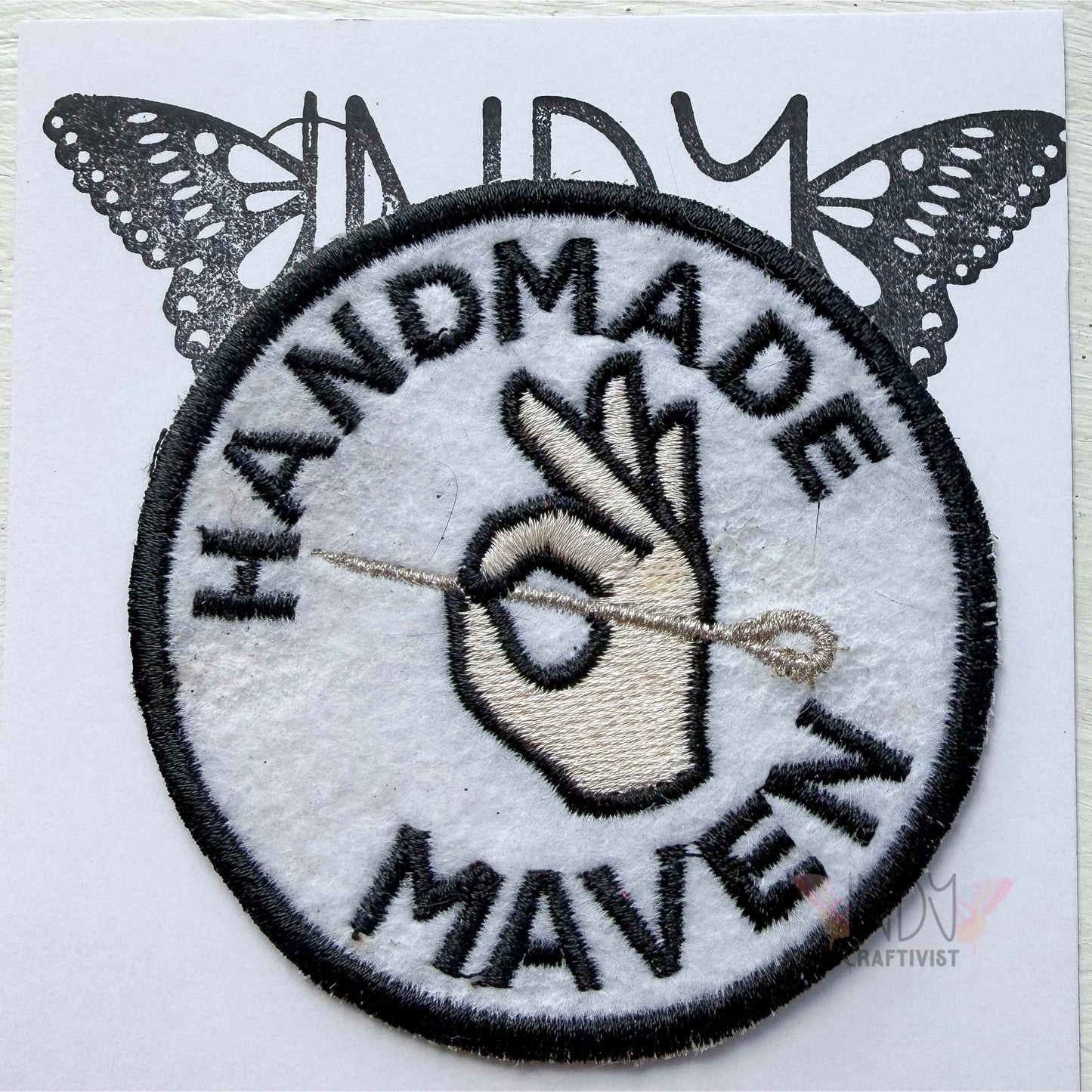 Handmade Maven Upcycled Patch