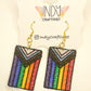 Made-to-Order Progress Pride Flag Earrings