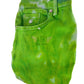 Green Upcycled Crossbody Pocket Bag