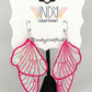 Sheer Butterfly Earrings