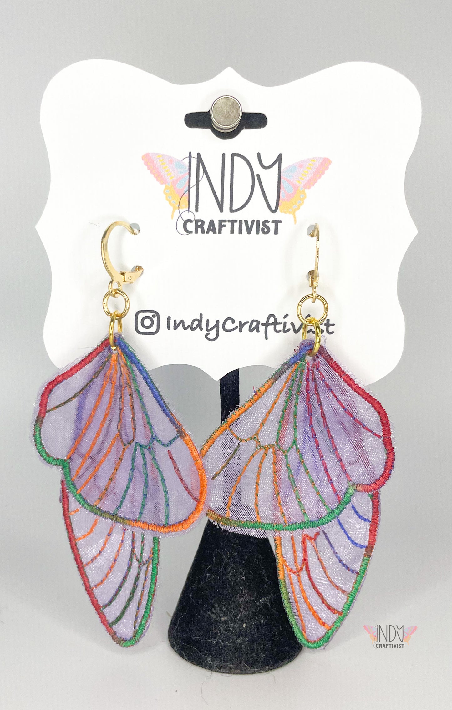 Sheer Butterfly Earrings