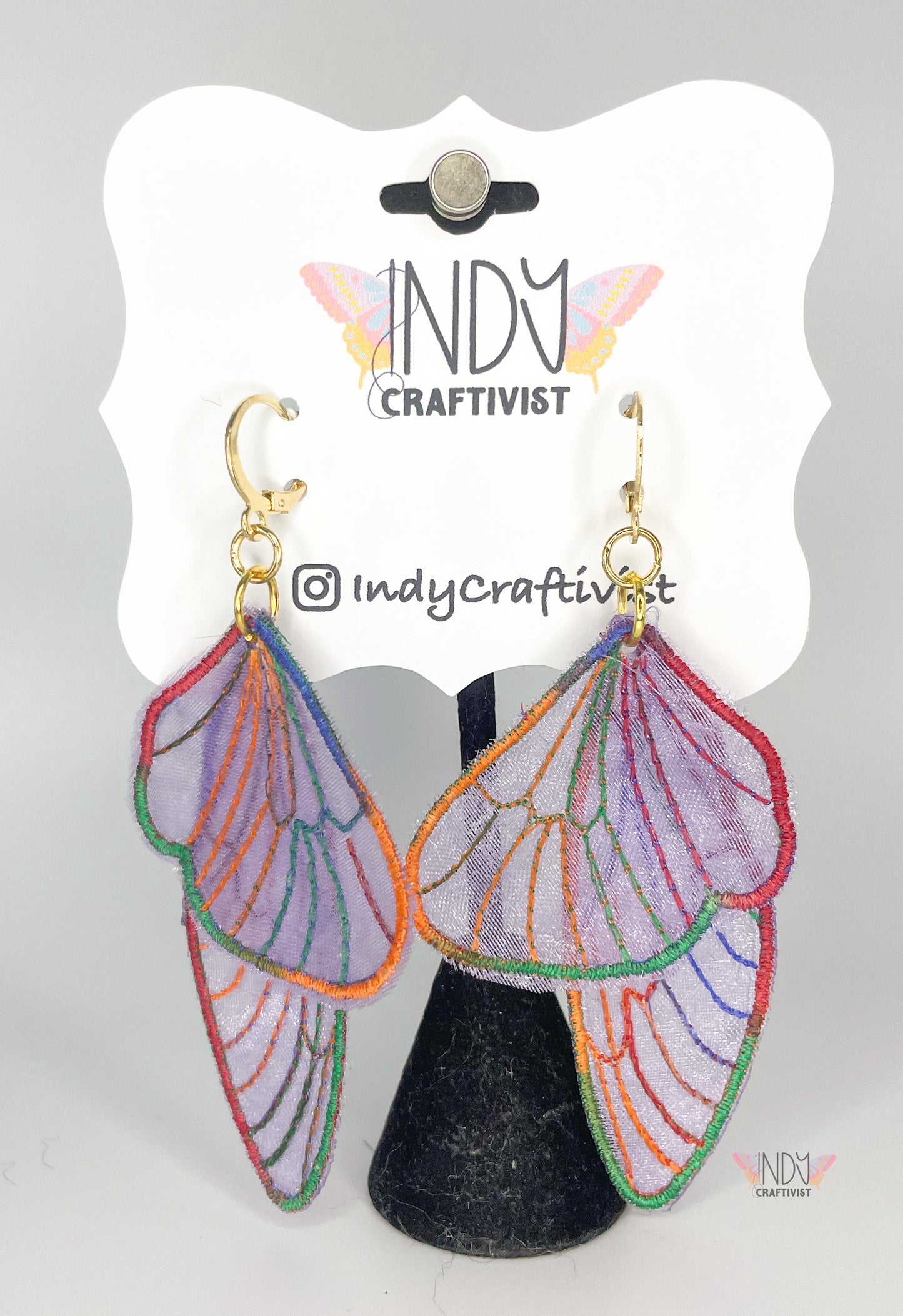 Sheer Butterfly Earrings