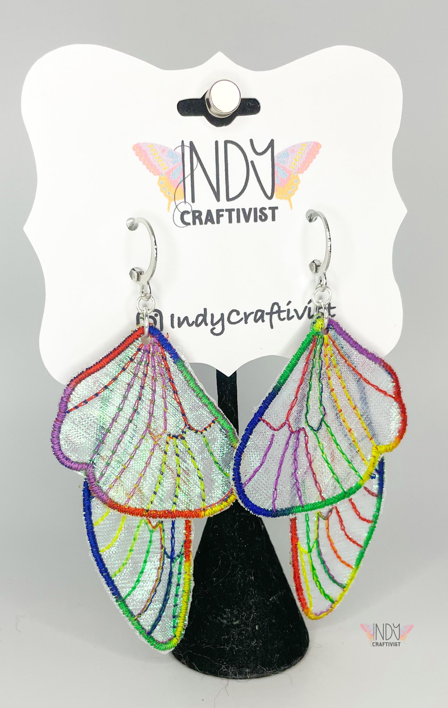 Sheer Butterfly Earrings