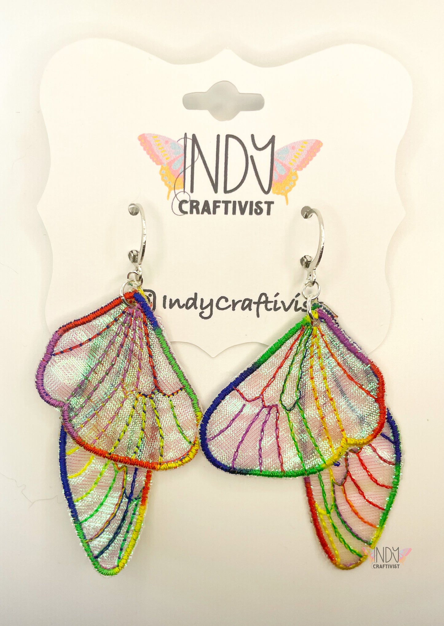 Sheer Butterfly Earrings