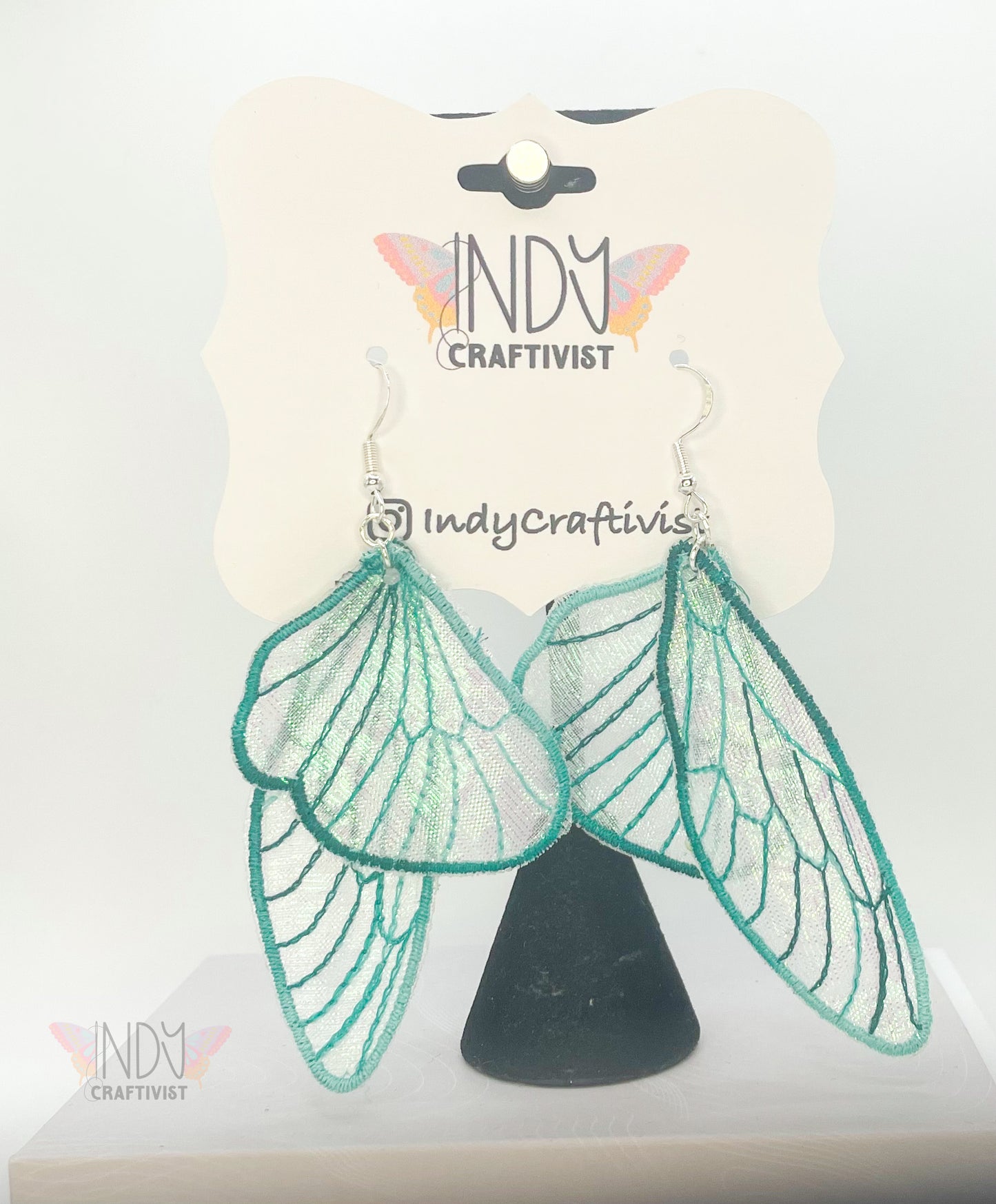 Sheer Butterfly Earrings