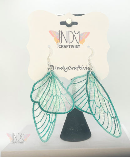 Sheer Butterfly Earrings