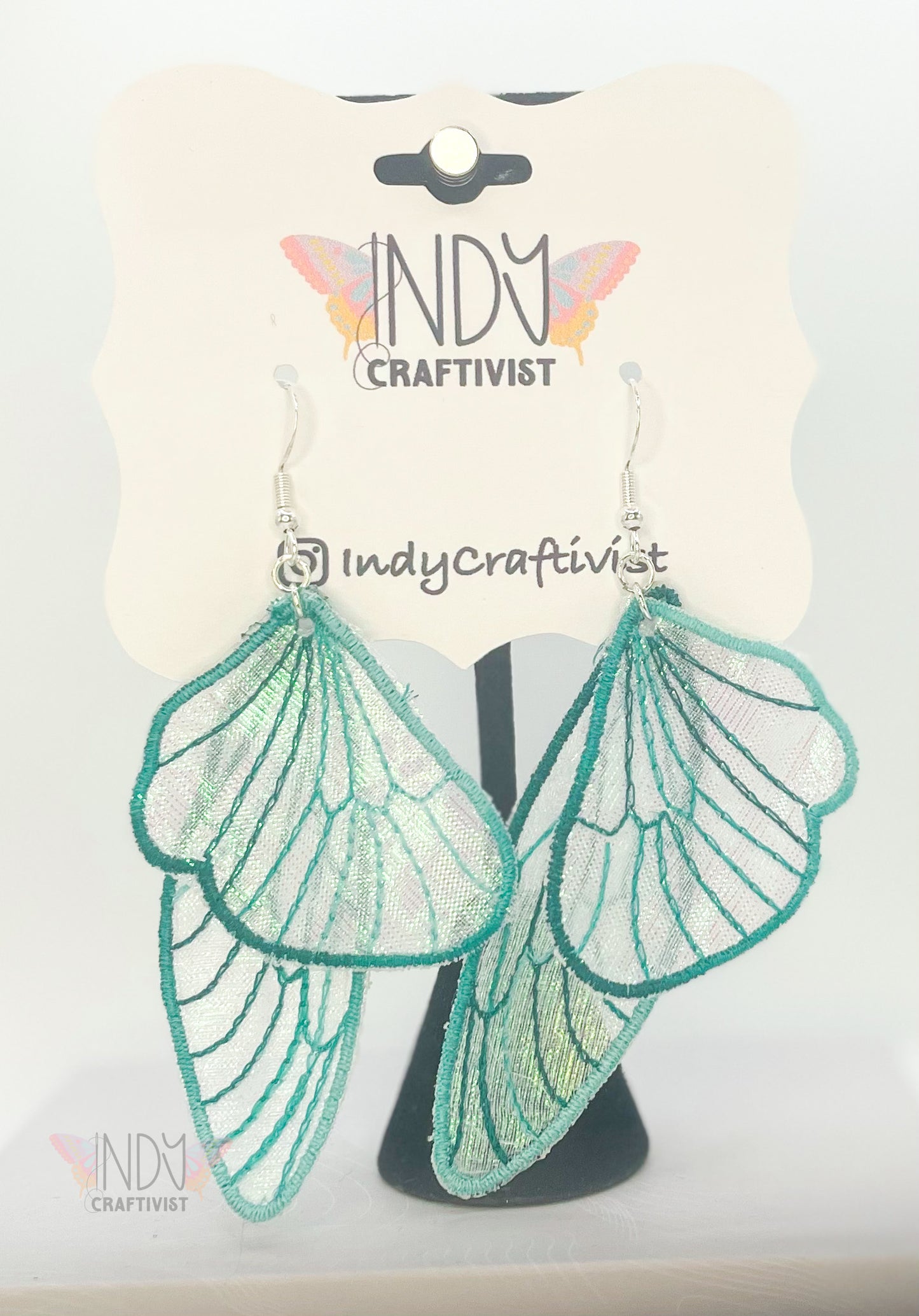 Sheer Butterfly Earrings