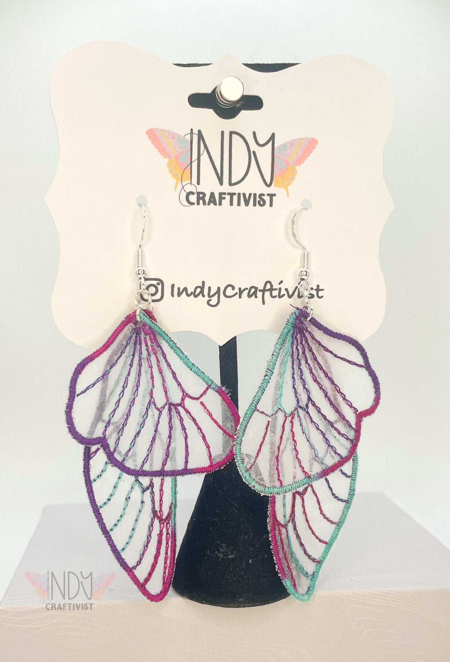 Sheer Butterfly Earrings