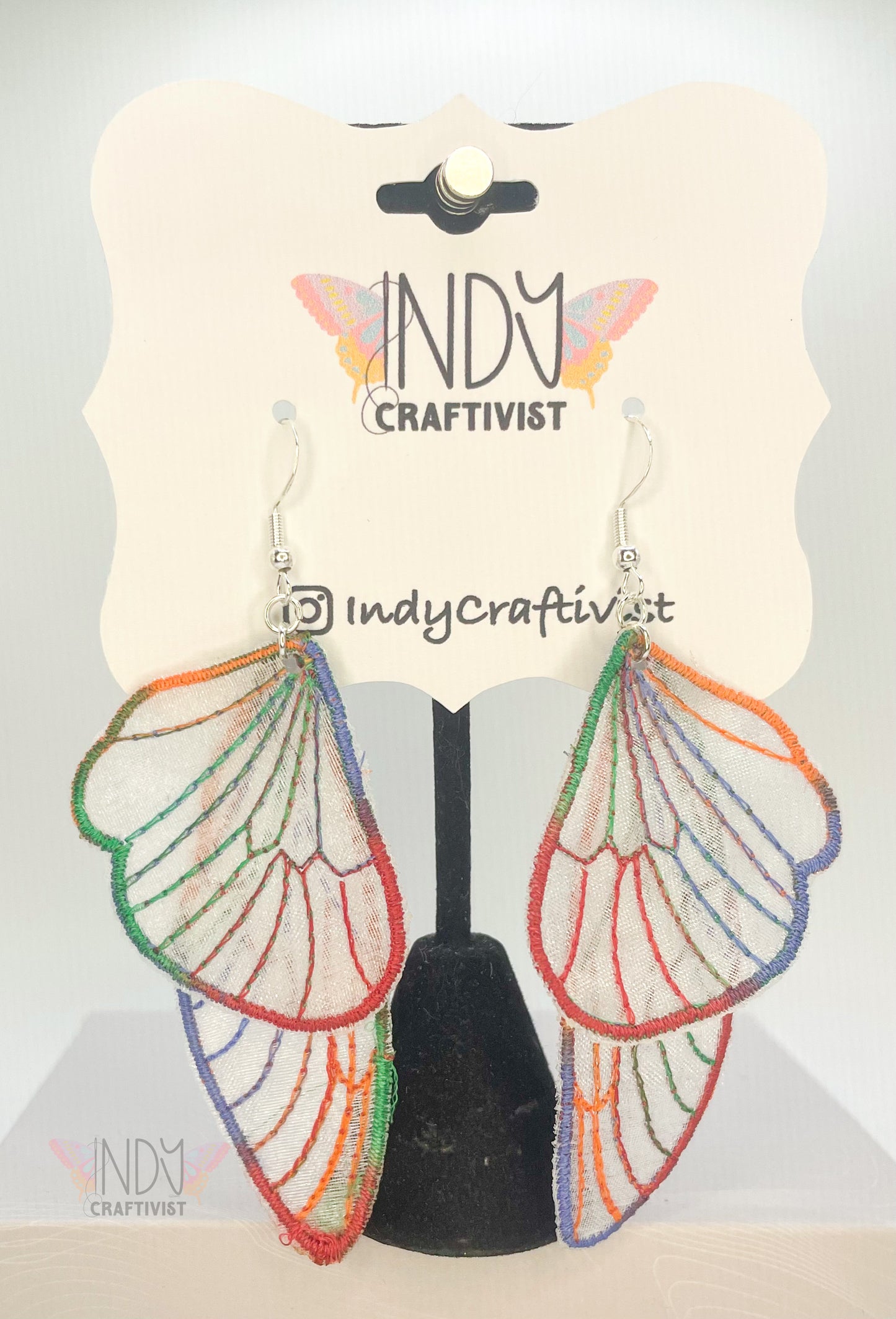 Sheer Butterfly Earrings