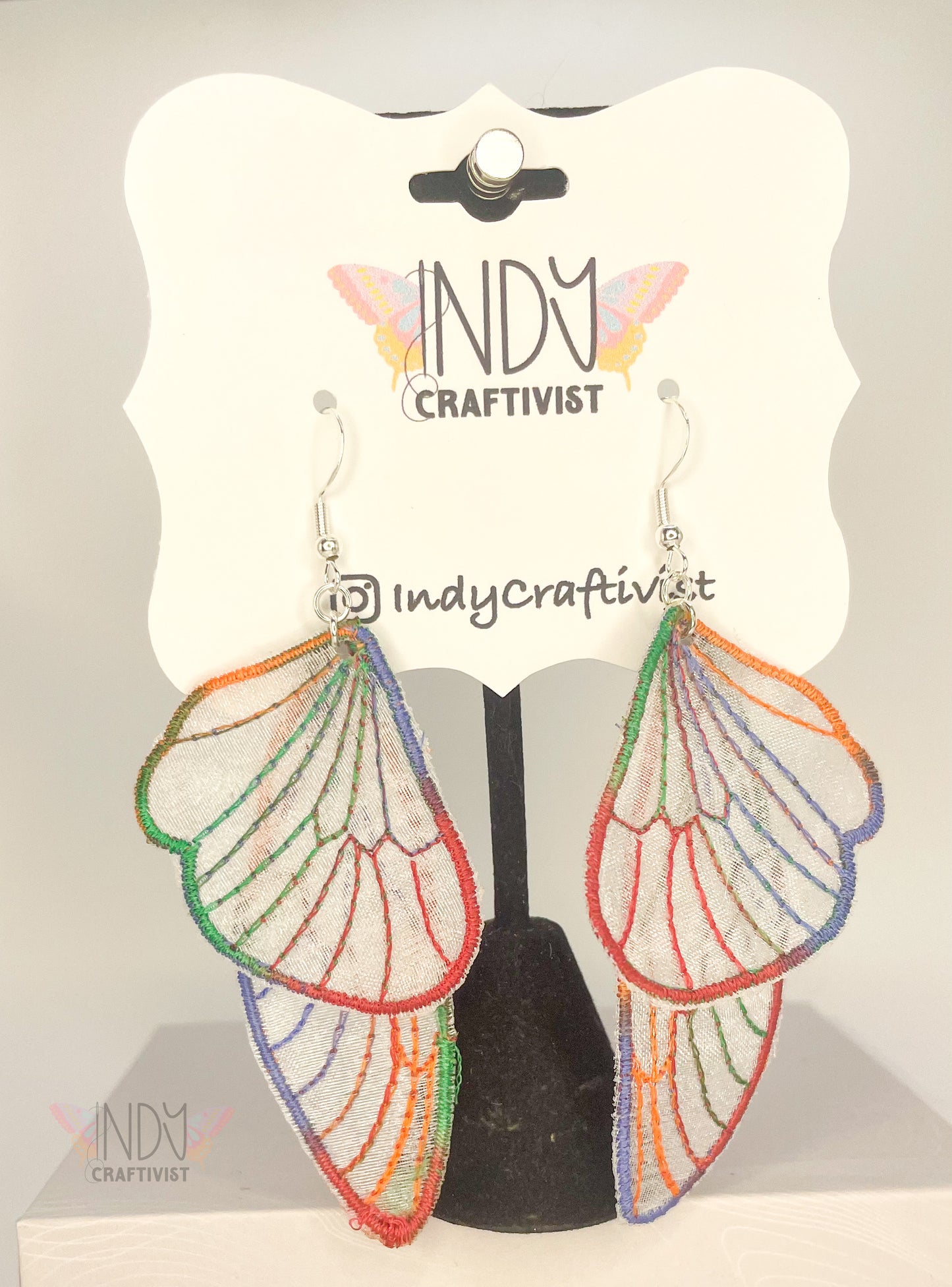 Sheer Butterfly Earrings