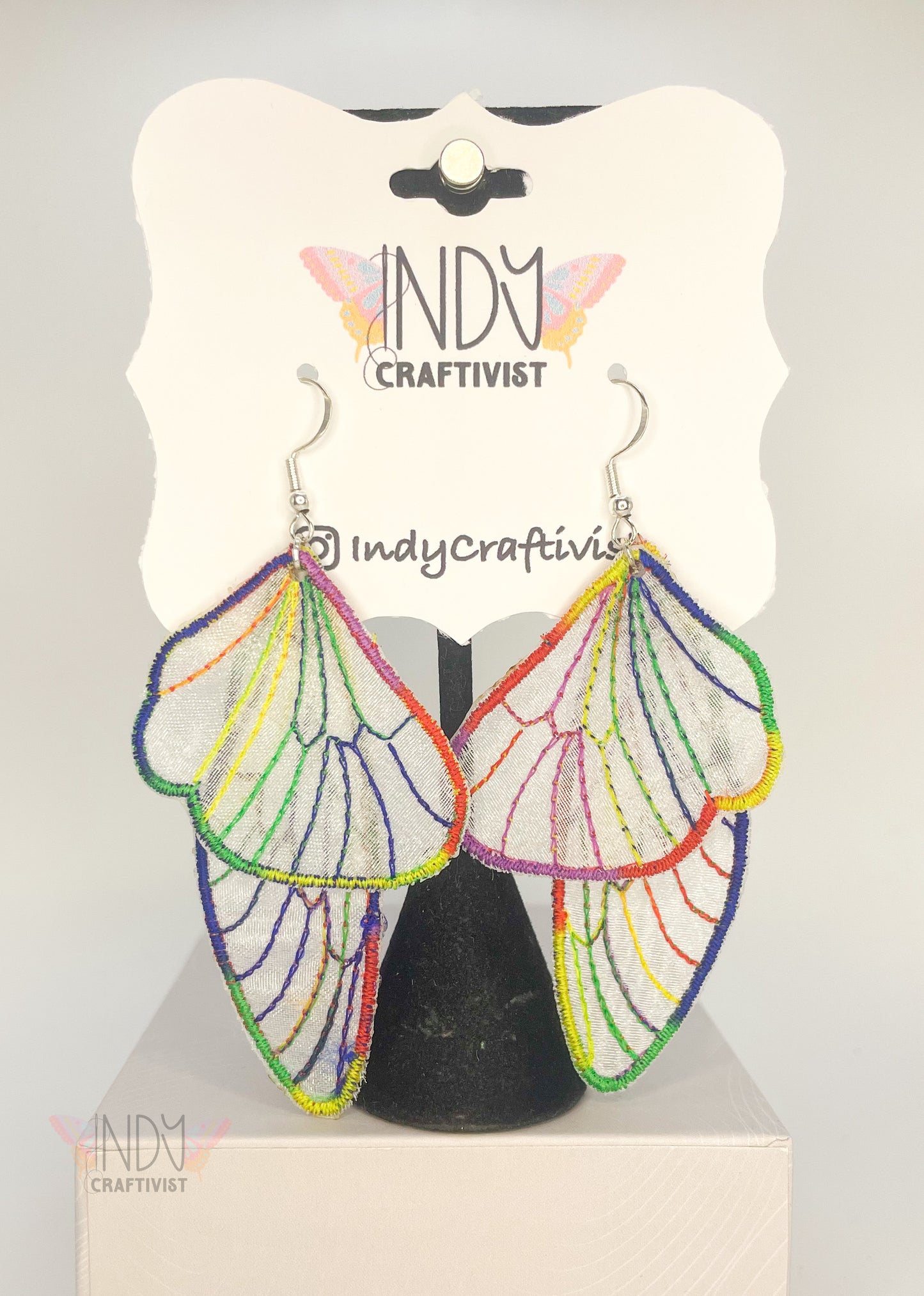 Sheer Butterfly Earrings